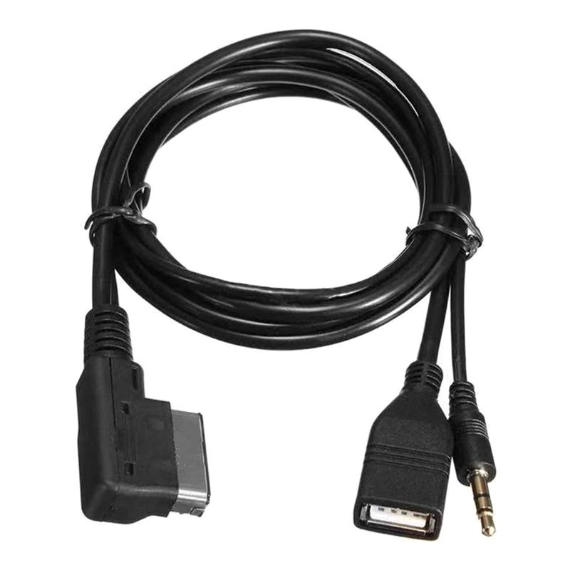 Mdi Cable - สายเคเบิลเสียงรถยนต์ที่ทนทาน สายแปลง USB สำหรับรถยนต์ สำหรับ A1