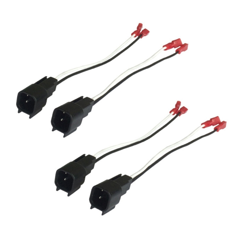 Audio Jumper Wire - สำหรับ Chevy Focus Mazda 4 ชิ้นรถลำโพงสายไฟตัวเชื่อมต่อ