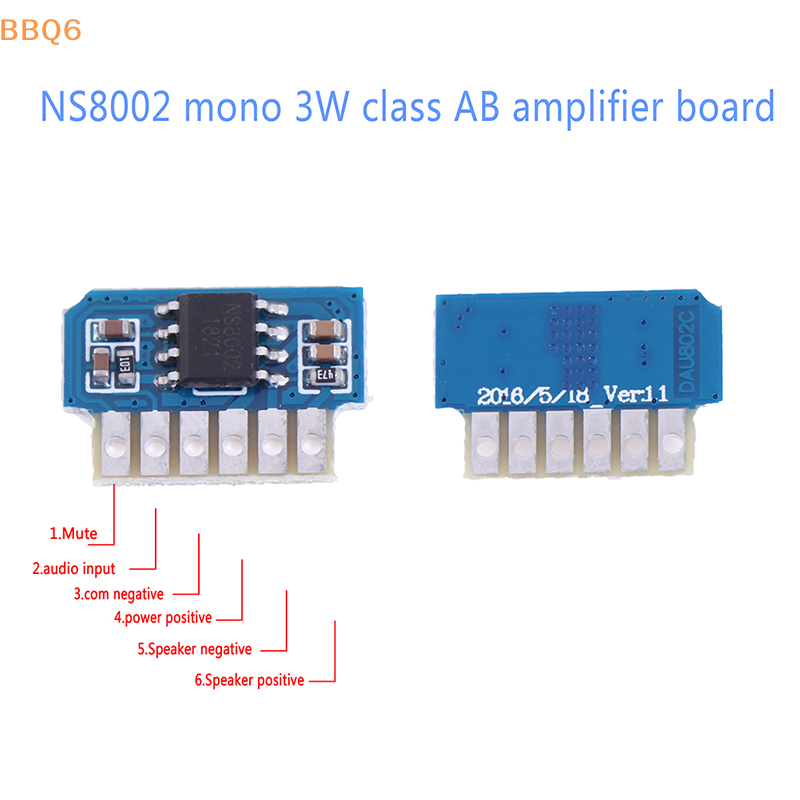 Audio Amplifier Board - *1/2/5 ชิ้น โมดูลแอมพลิฟายเออร์ขนาดเล็ก DC 3V 3.7V