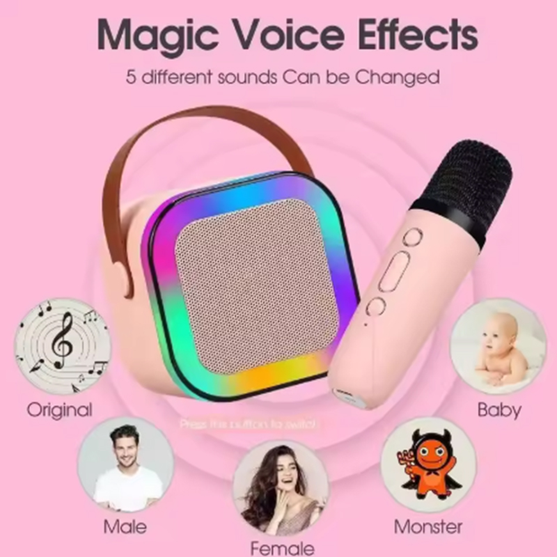 Microphone Capsule - เครื่องคาราโอเกะ K12 แบบพกพา ระบบลำโพง PA พร้อมบลูทูธ