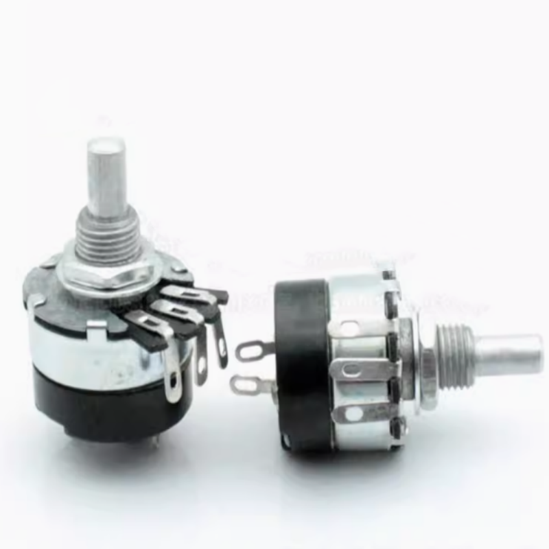 Potentiometer 10K - 5pcs 1M/4.7K/47K/220K/470K/10K/100K OHM Potentiometer พร้อมสวิตช์ WH134-2