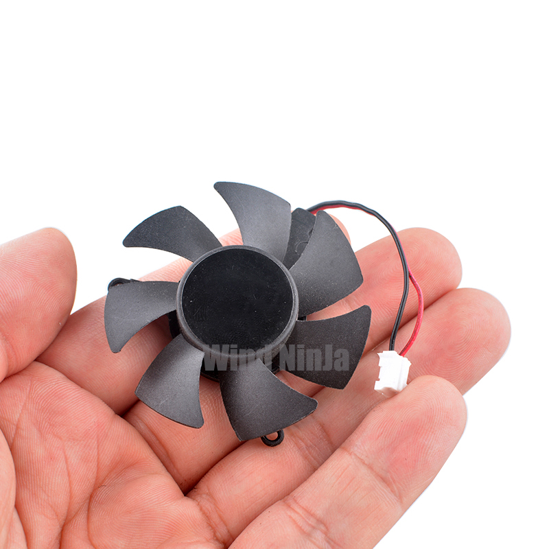 Heatsink Aluminum - เส้นผ่านศูนย์กลาง 47 มม.DC12V 0.10A PLD05010S12L กราฟิกการ์ดพัดลมระบายความร้อนสำหรับ