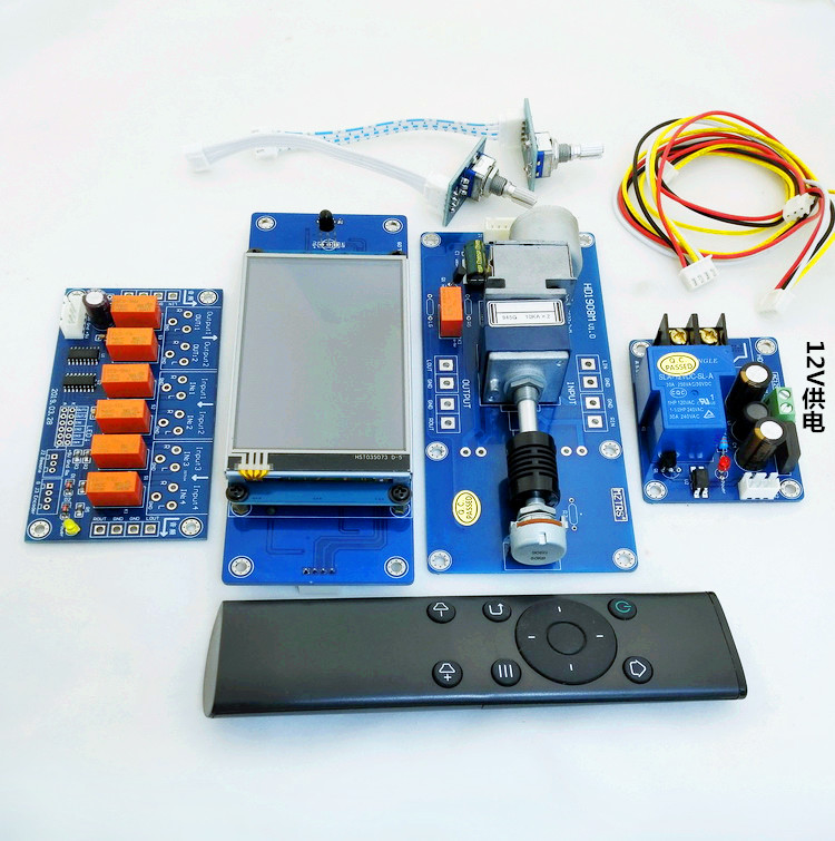 Potentiometer 10K - หน้าจอสี Potentiometer ALPSS27 ประเภทรีโมทปรับระดับเสียง Preamplifier DIY