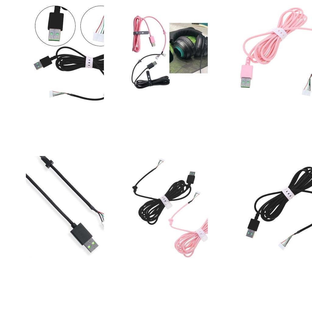Headphone Parts - สายชาร์จ USB สาย PVC สำหรับ 7.1