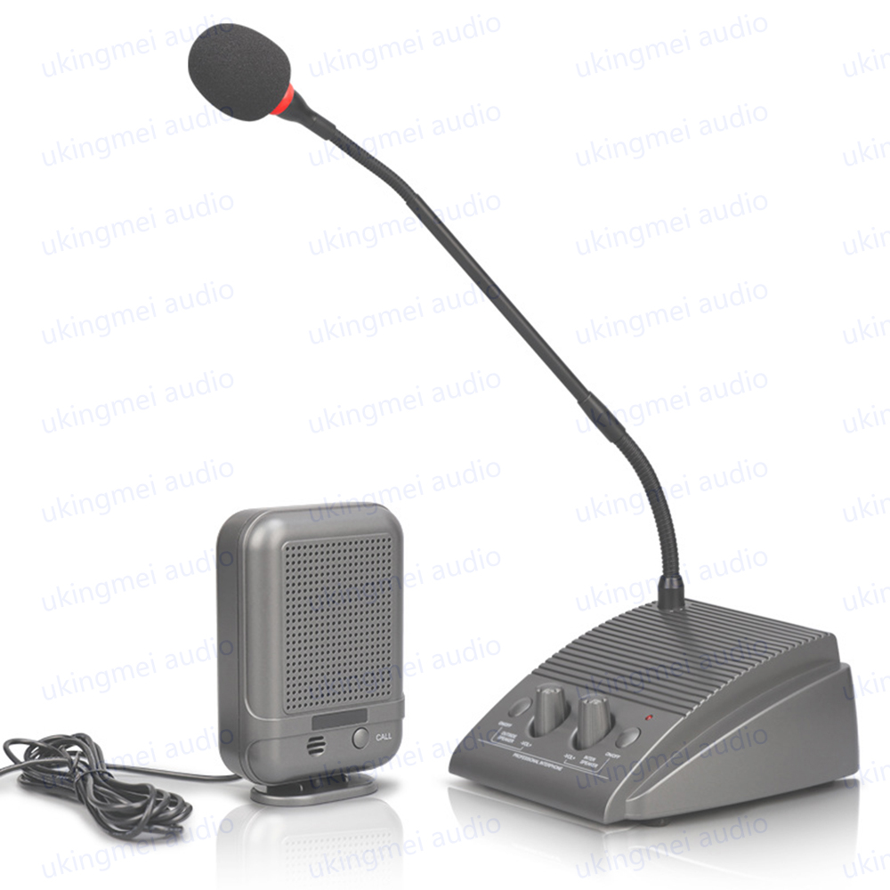 Speaker Wire - ไมโครโฟนสื่อสารอินเตอร์คอมแบบปรับได้สำหรับสถานีโรงพยาบาลของธนาคารป้องกันการรบกวน