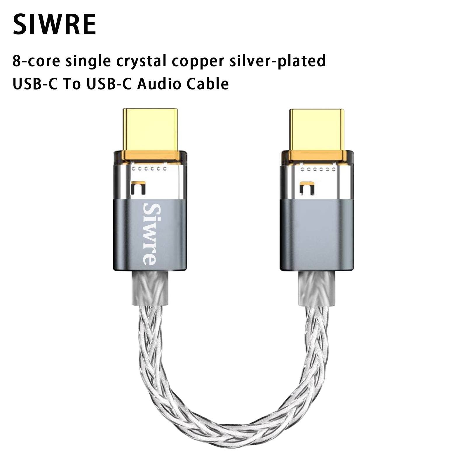 Audio Dac - SIWRE OT1 Type-c ถึง Type-c สายสัญญาณเสียงสำหรับดองเกิล
