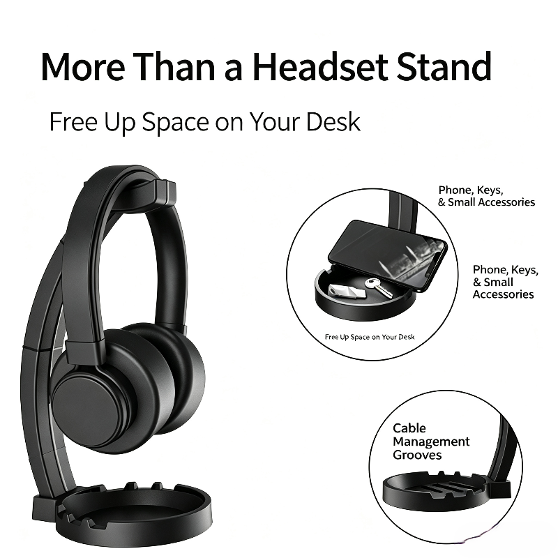 ที่วางหูฟังพร้อมถาดเก็บของ ที่ - Headphone Parts บทวิจารณ์และราคา