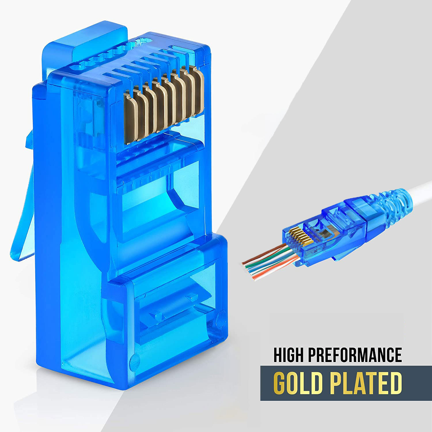 ZoeRax 100 ชิ้น RJ45 Cat6 ตัวเ - Rj45 Jack บทวิจารณ์และราคา