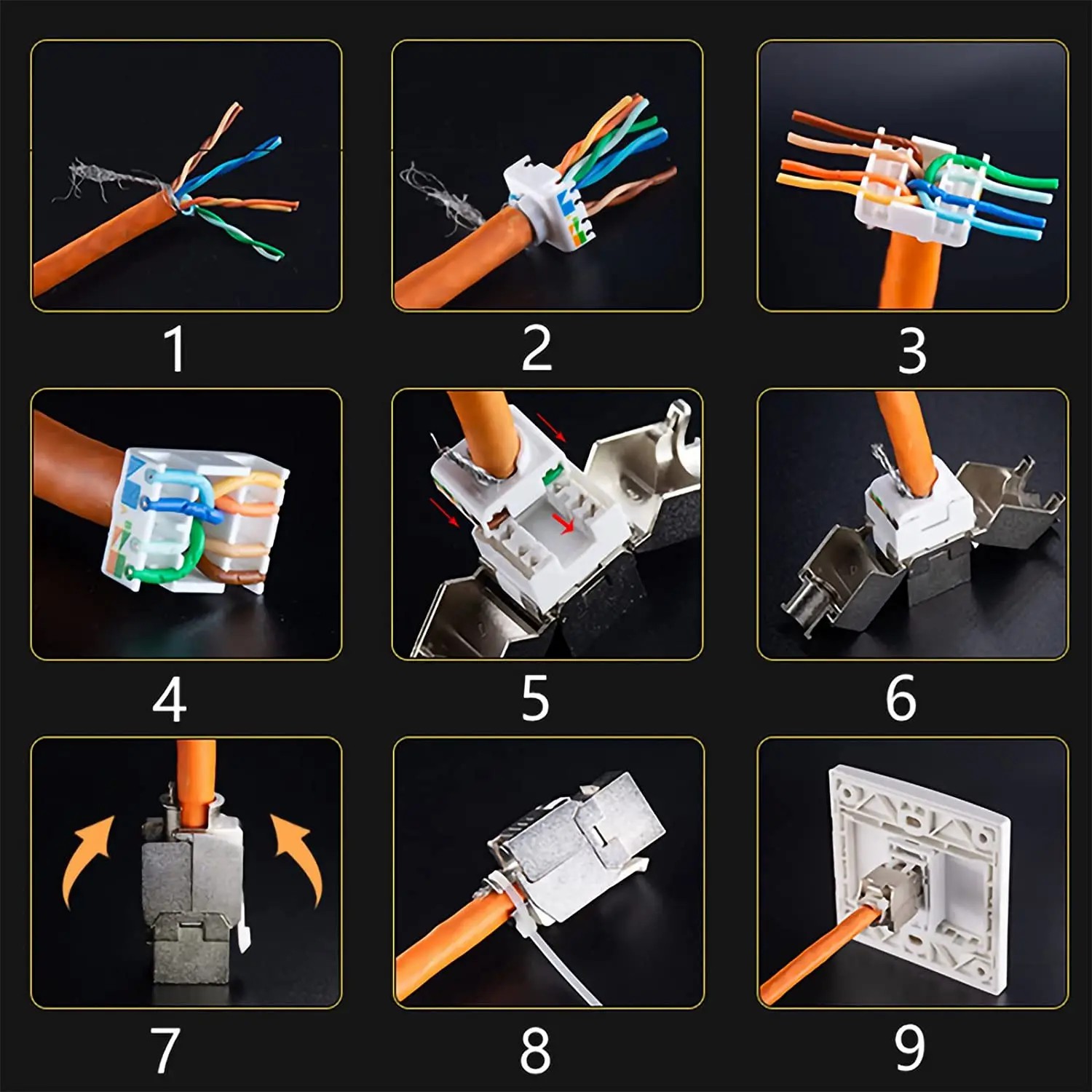Natalink 10PCS RJ45 Cat8 Cat7  - Rj45 Jack บทวิจารณ์และราคา