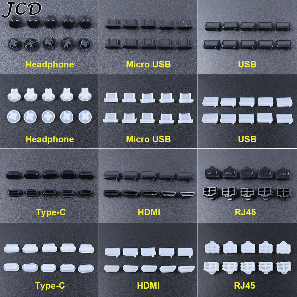 JCD 10 ชิ้นซิลิโคน Type-C Micr - Mdi Cable บทวิจารณ์และราคา