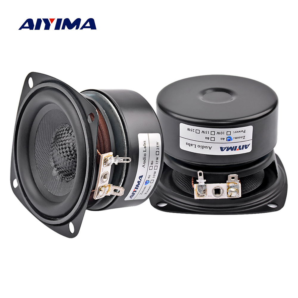 AIYIMA 2Pcs 3นิ้วแบบพกพาลำโพง  - Es9018 Dac บทวิจารณ์และราคา
