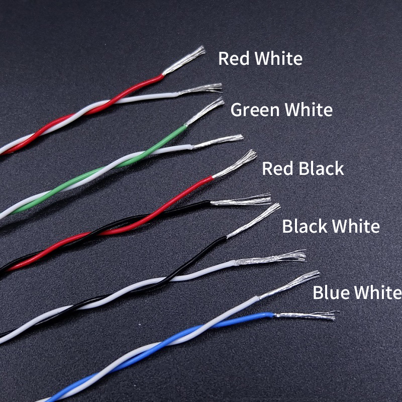 2 M/10 M 2 pins PTFE ลวด 30/26 - Audio Jumper Wire บทวิจารณ์และราคา