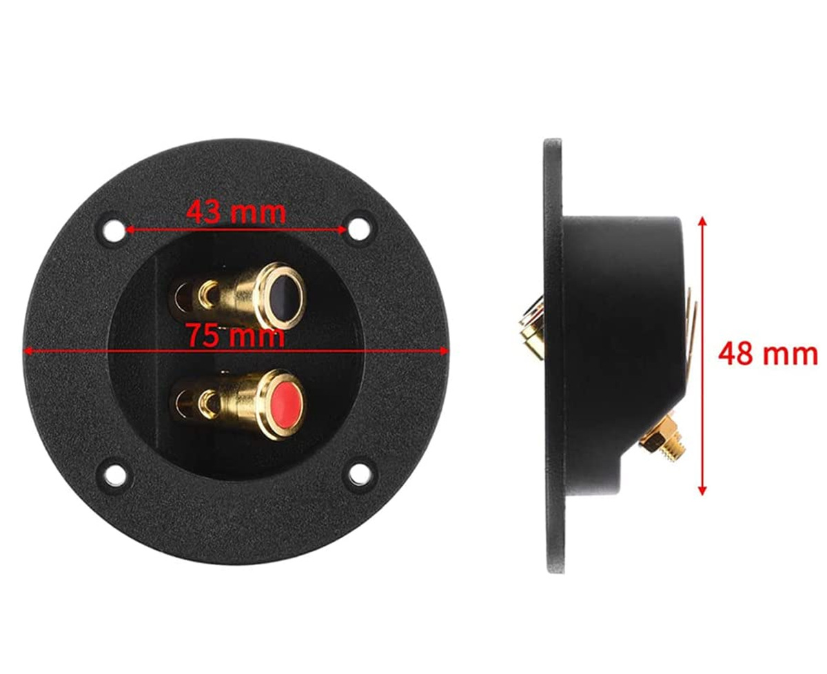 แผงต่อสายลำโพงติดรถยนต์ แบบคู่ - Speaker Enclosure บทวิจารณ์และราคา
